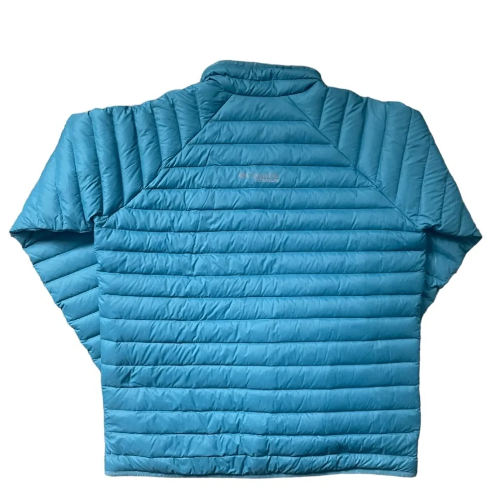 Columbia Titanium Alpha Trail Down Jacket - Men's Canyon Blue